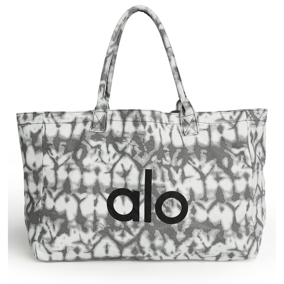 ALO Yoga Iconic Shopper Tote XL Patterned Women's Tote Bag NWT - Picture 1 of 7